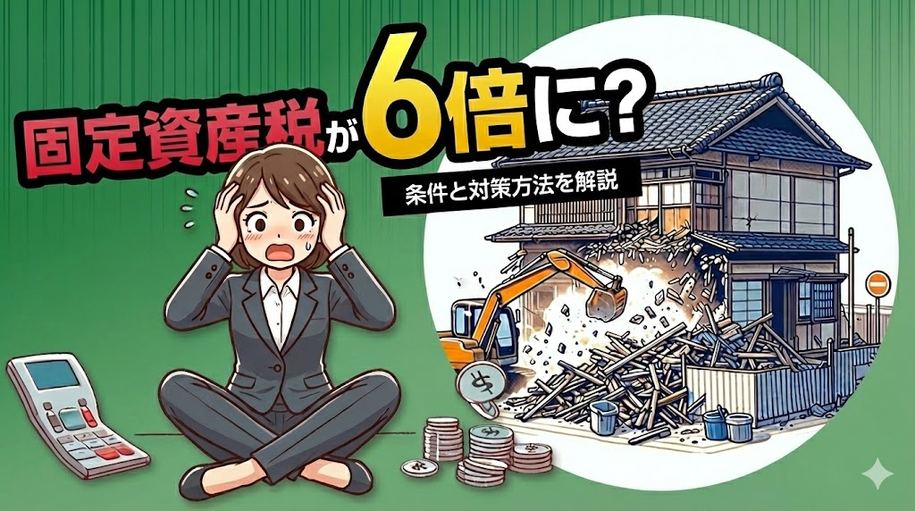 固定資産税が最大6倍に？解体工事で失敗しないための全知識